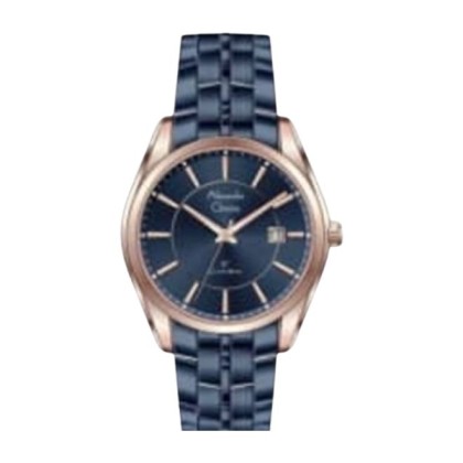  Alexandre Christie ALCW8578LDBURBU Blue Dial Stainless Steel Strap Analog Women Watch